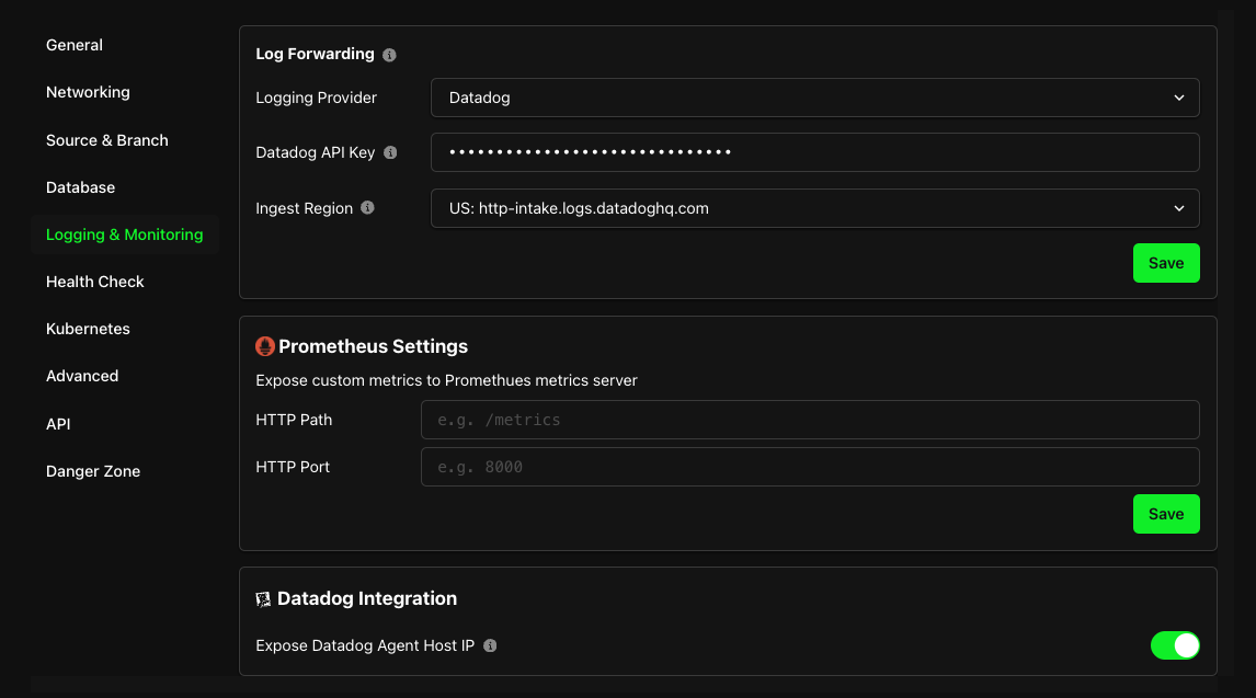 Datadog Observability Integration Logging Infrastructure APM